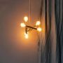 Zuiver Hanglamp Hawk 6-lamps Zwart - Thumbnail 2