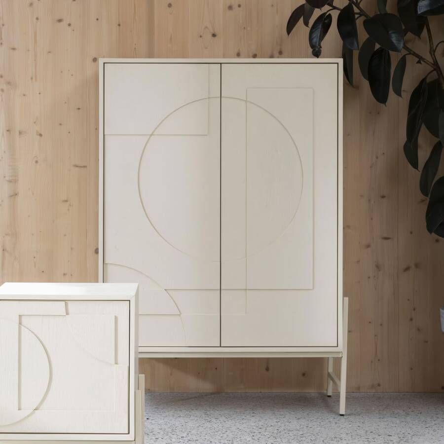 Zuiver Opbergkast Faces Eikenhout 140 x 100cm Beige