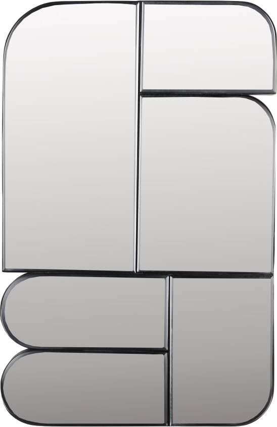 Zuiver Glamour spiegel wandspiegel Donkerbruin (70 x 45 x 5 cm)