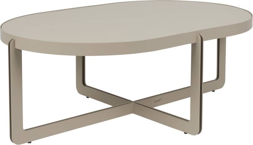 Zuiver Ovale Salontafel Centre 102 x 68cm Beige