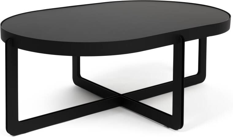 Zuiver Ovale Salontafel Centre 102 x 68cm Zwart