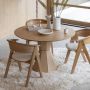 Zuiver Ronde Eettafel Lotus Eikenhout 120cm Bruin - Thumbnail 2