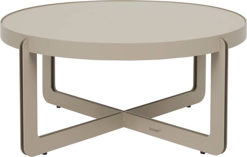 Zuiver Ronde Salontafel Centre 68cm Beige