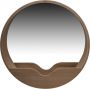 Intens Wonen Zuiver round wall spiegel hout small - Thumbnail 2