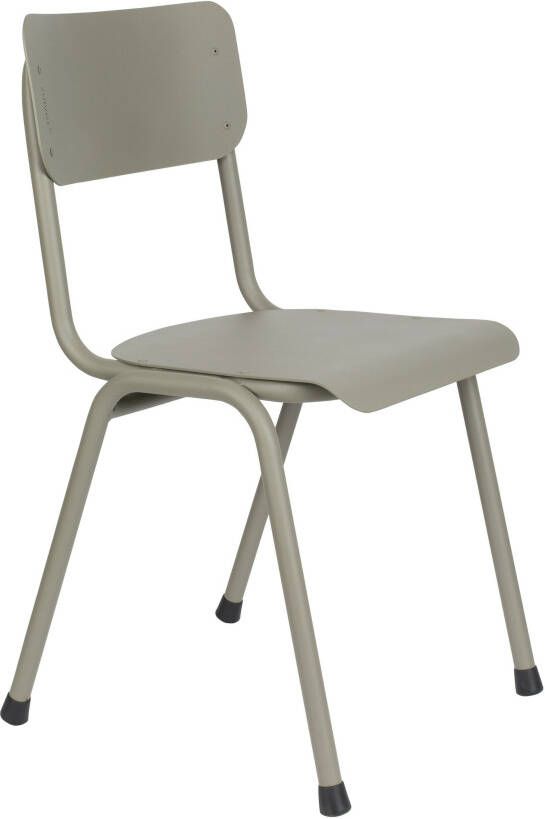 Zuiver Back To School Stoel Outdoor Set Van 2 Aluminium Moss Grey