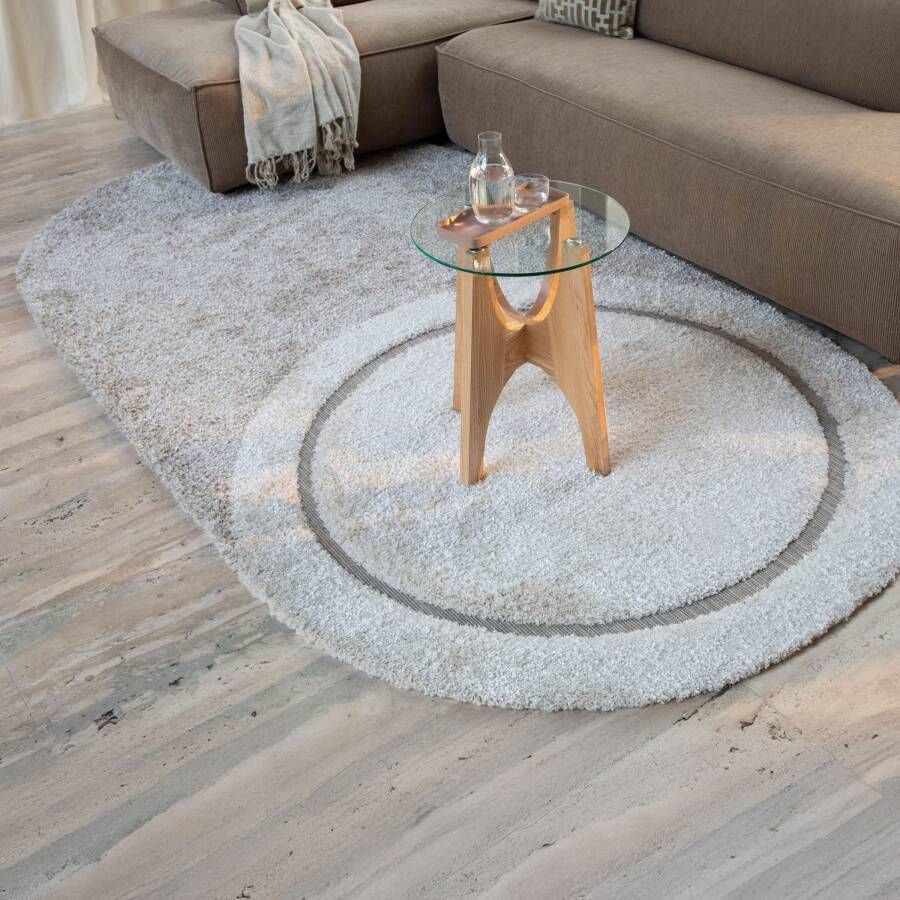 Zuiver Vloerkleed Spark 160 x 300cm Beige Ovaal
