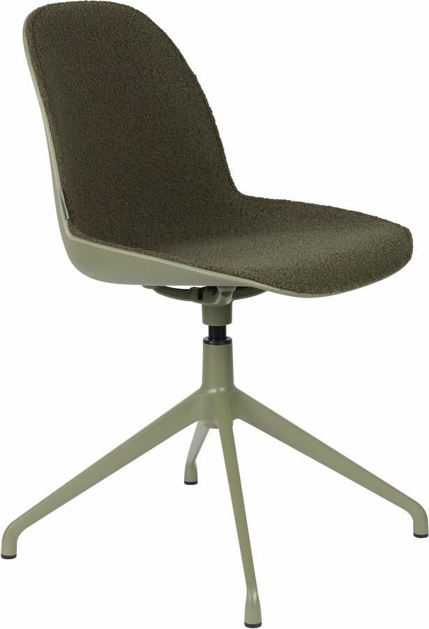Zuiver | Eetkamerstoel Albert Kuip Swivel Green | Zitmeubels eetkamer | Eetkamerstoel