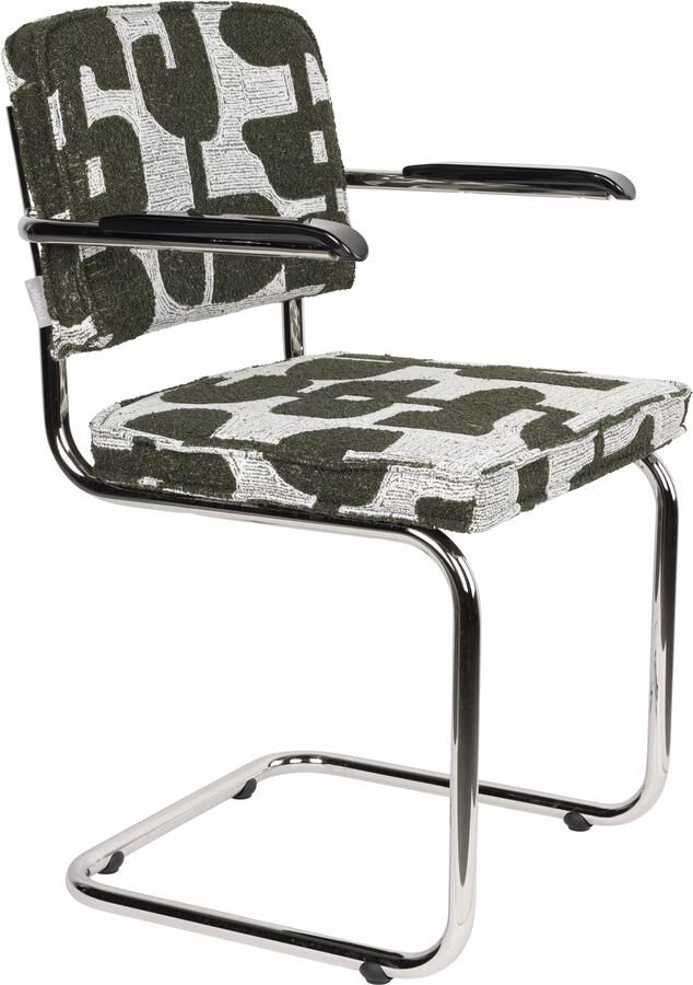 Zuiver Eetkamerstoel Ridge Deco Groen