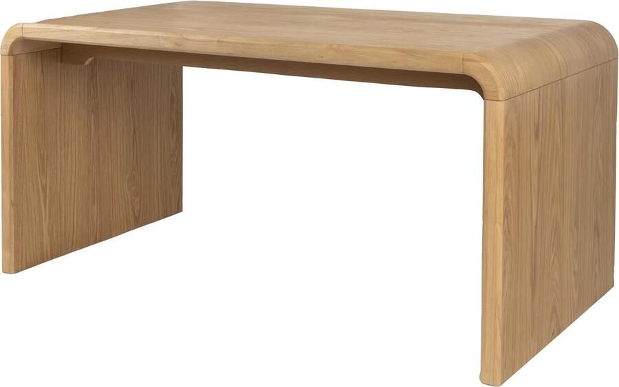 Zuiver Eettafel Brave Eiken en rubberhout 160 x 80cm Naturel - Foto 3