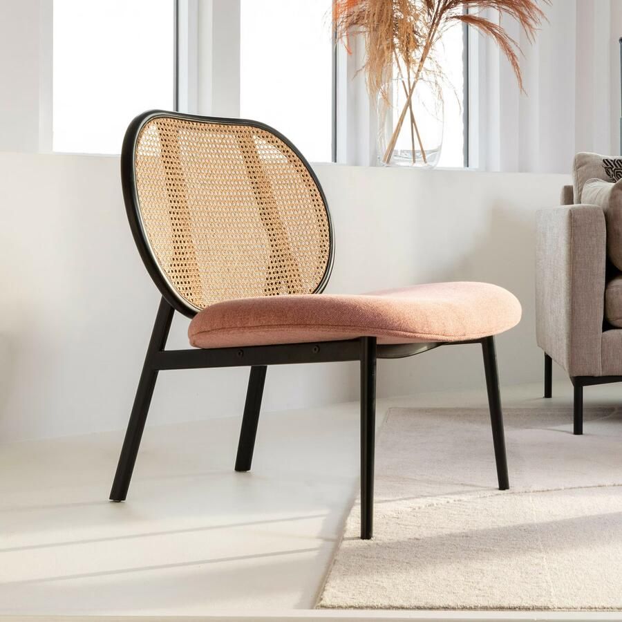 Zuiver | Fauteuil Spike Natural Pink | Zitmeubels woonkamer | Fauteuil - Foto 3