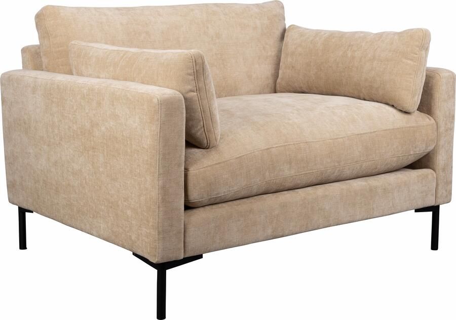 Zuiver fauteuil Summer Loveseat Sand met armleuningen naturel