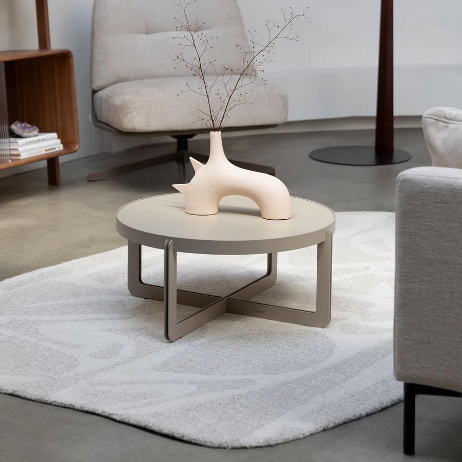 Zuiver | Salontafel Centre Round Beige | Woonkamertafels | Salontafel