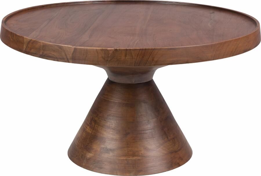 Zuiver Ronde Salontafel Floss Acaciahout 60cm Walnoot