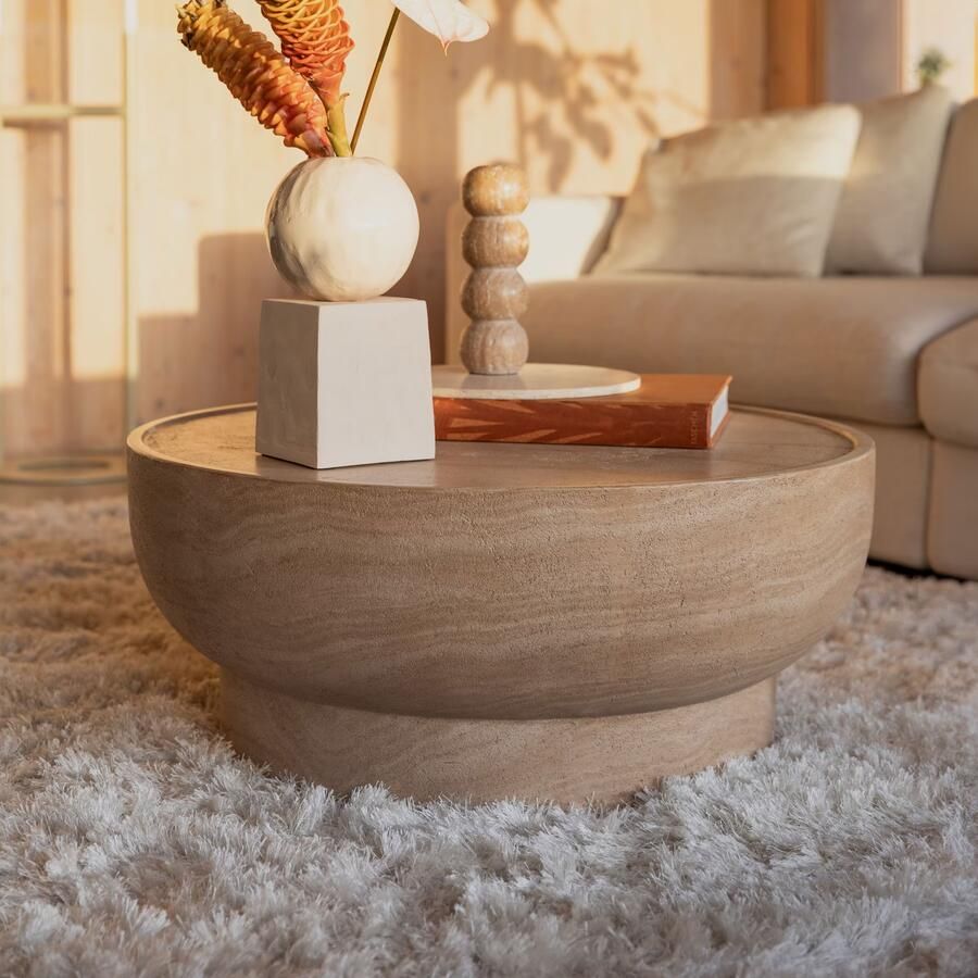 Zuiver | Salontafel Noble Round | Woonkamertafels | Bijzettafel