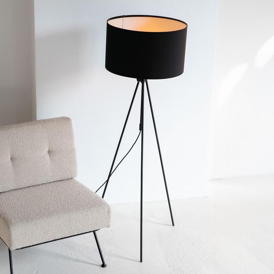 Zuiver Verstelbare Vloerlamp Lesley 153-181cm Zwart - Foto 2