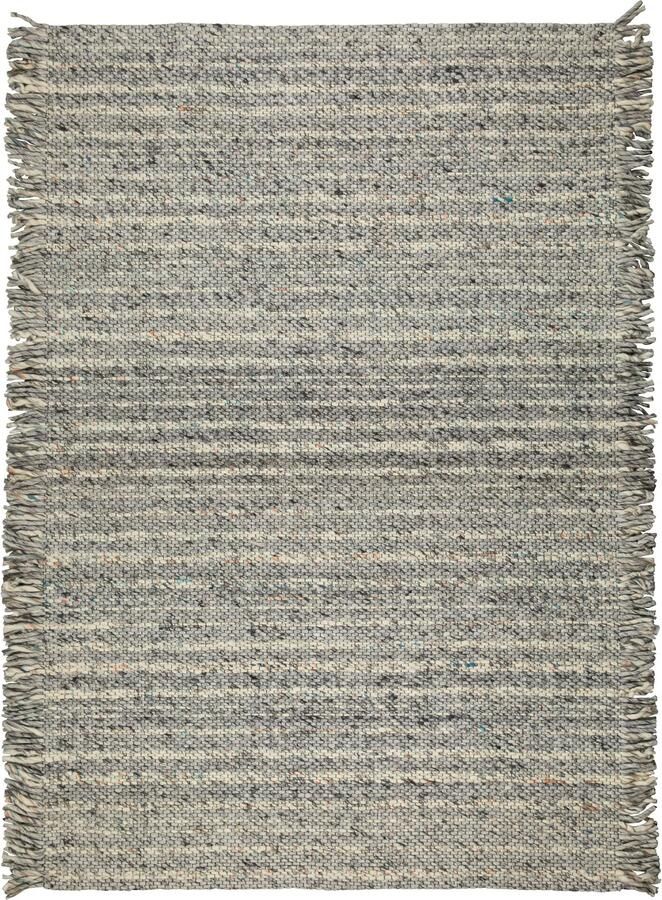 Zuiver Vloerkleed Frills 170 x 240cm Grijs Blauw