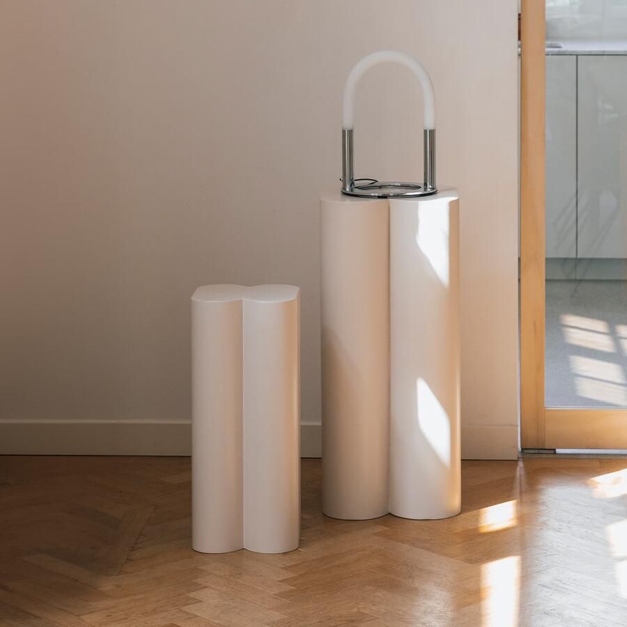 Zuiver Shape Plantenstandaard Plantenzuil binnen (36 x 35 x 80 cm) Set van 2