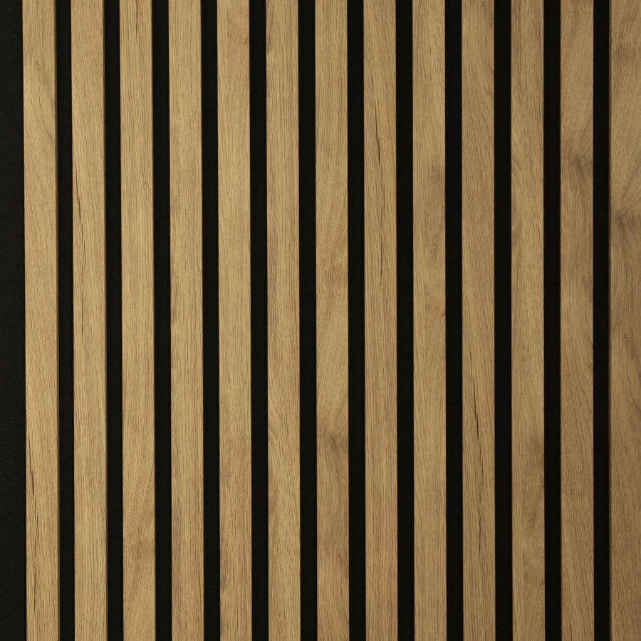 Depro Panel Wandpaneel Akoestisch 60x278 cm tan eiken
