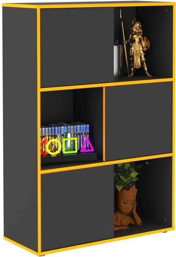 FD Furniture Ordnerkast futura 99 cm hoog antraciet
