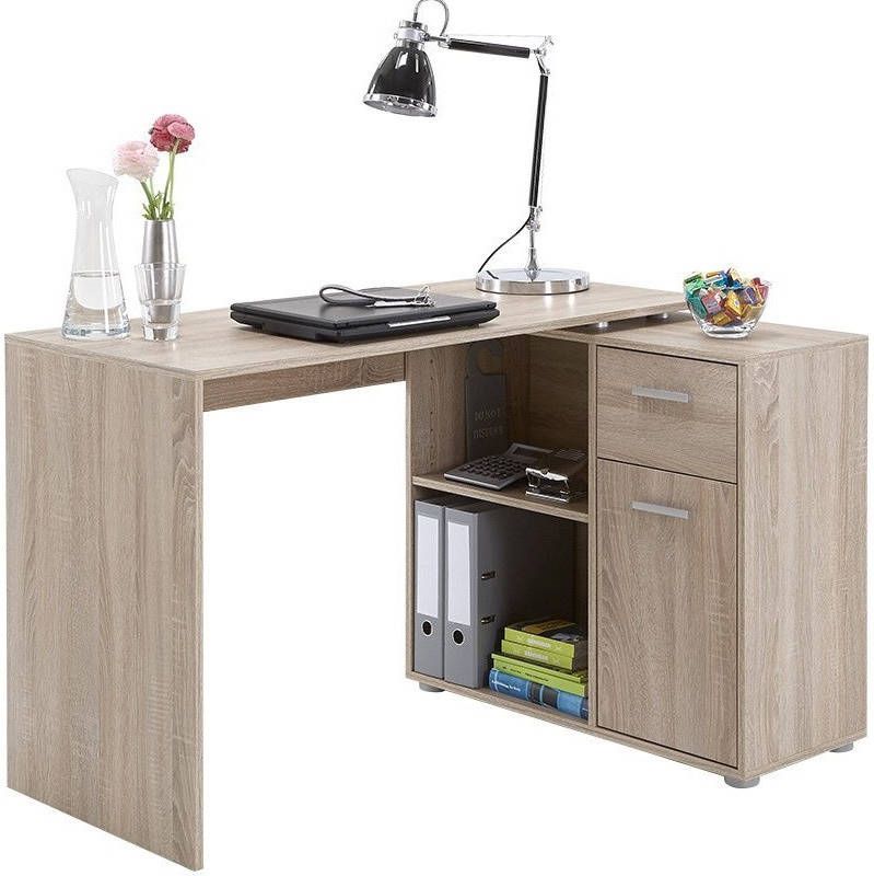 FD Furniture Hoekbureau Albert 117 cm breed in eiken