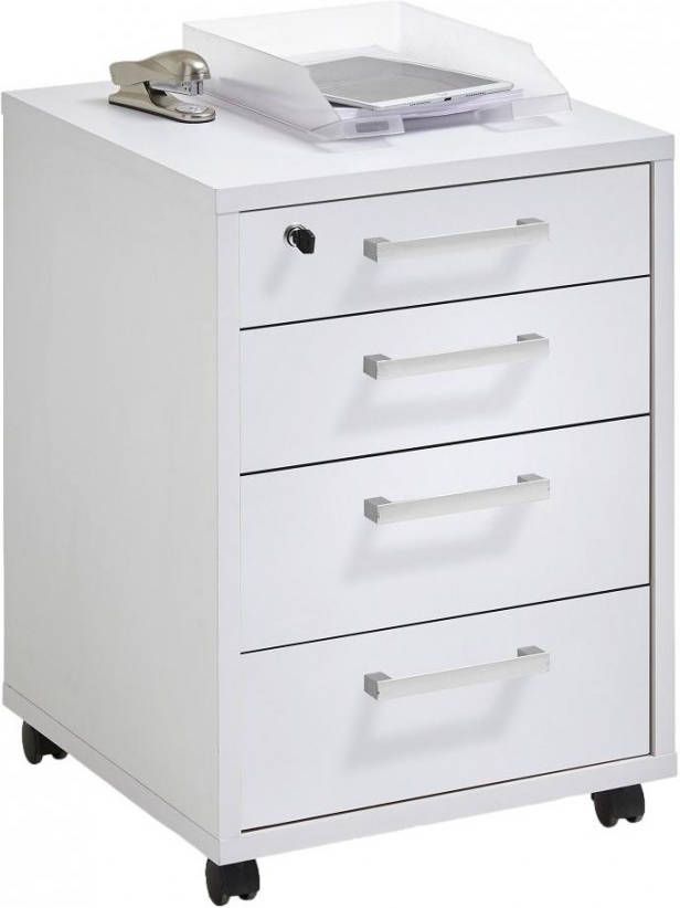 FD Furniture Ladeblok Calvia 65 cm hoog in wit