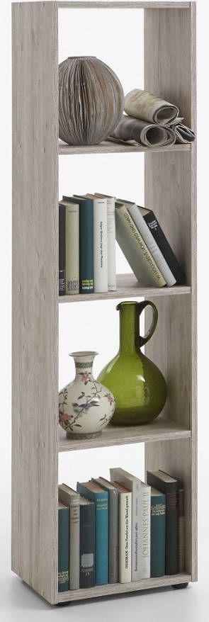 FD Furniture Boekenkast Mega 4 vakken zand eiken