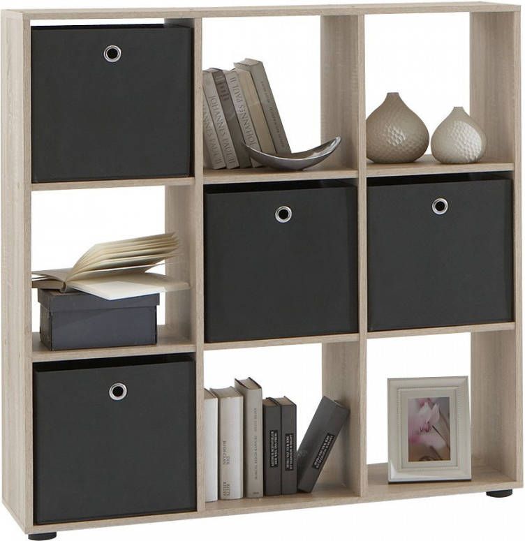 FD Furniture Boekenkast Mega 9 eiken