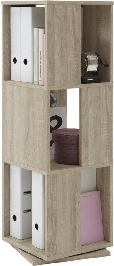 FD Furniture Rotator Ordnerkast Tower 108 cm hoog eiken