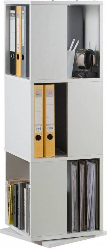 FD Furniture Rotator Ordnerkast tower 108 cm hoog wit