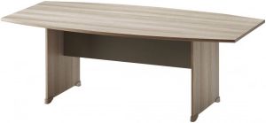 Gamillo Furniture Bureau Jazz 204 cm breed in grijs eiken