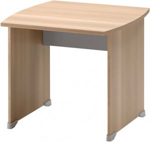 Gamillo Furniture Bureau Jazz 80 cm breed in beuken met licht grijs