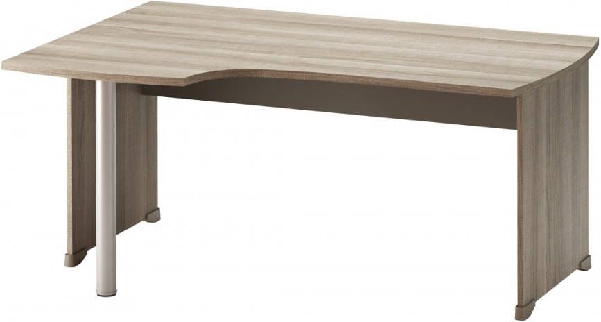 Gamillo Furniture Bureau Jazz Links 160 cm breed in grijs eiken