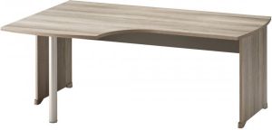 Gamillo Furniture Bureau Jazz Links 180 cm breed in grijs eiken