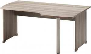 Gamillo Furniture Bureau Jazz Rechts 160 cm breed in grijs eiken