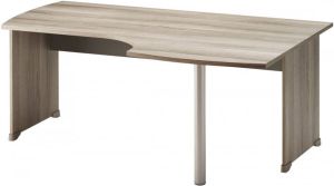 Gamillo Furniture Bureau Jazz Rechts 180 cm breed in grijs eiken