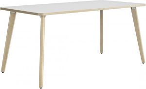 Gamillo Furniture Bureau tafel Artefact 120 cm breed in wit met eiken