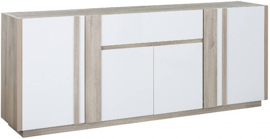 Gamillo Furniture Dressoir Aston 220 cm breed in kronberg eiken met wit