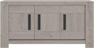 Gamillo Furniture Dressoir Boston 173 cm breed in licht grijs eiken