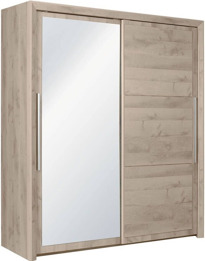 Gamillo Furniture Kledingkast Sarlat 191 cm breed in donker eiken