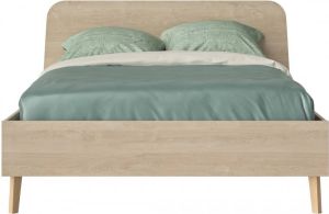Gamillo Furniture Tweepersoonsbed Larvik 140x190cm in eiken