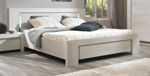 Gamillo Furniture Tweepersoonsbed Sarlat 140x200cm in gekalkte kersenhout