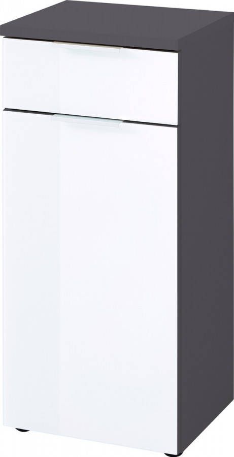 Germania Badkamerkast Pescara 86 cm hoog in wit met grafiet