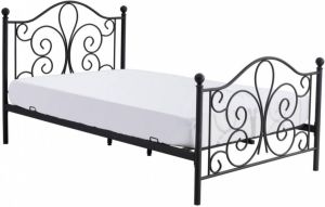 Home Style Bed Panama 120x200cm zwart