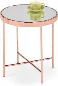 Home Style Bijzettafel Mira 42x46x42 cm breed in koper