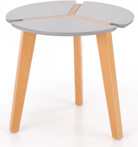 Home Style Bijzettafel Zeta 50x45x50 cm breed in grijs