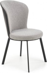 Home Style Eetkamerstoel Mercy zwart met grijs