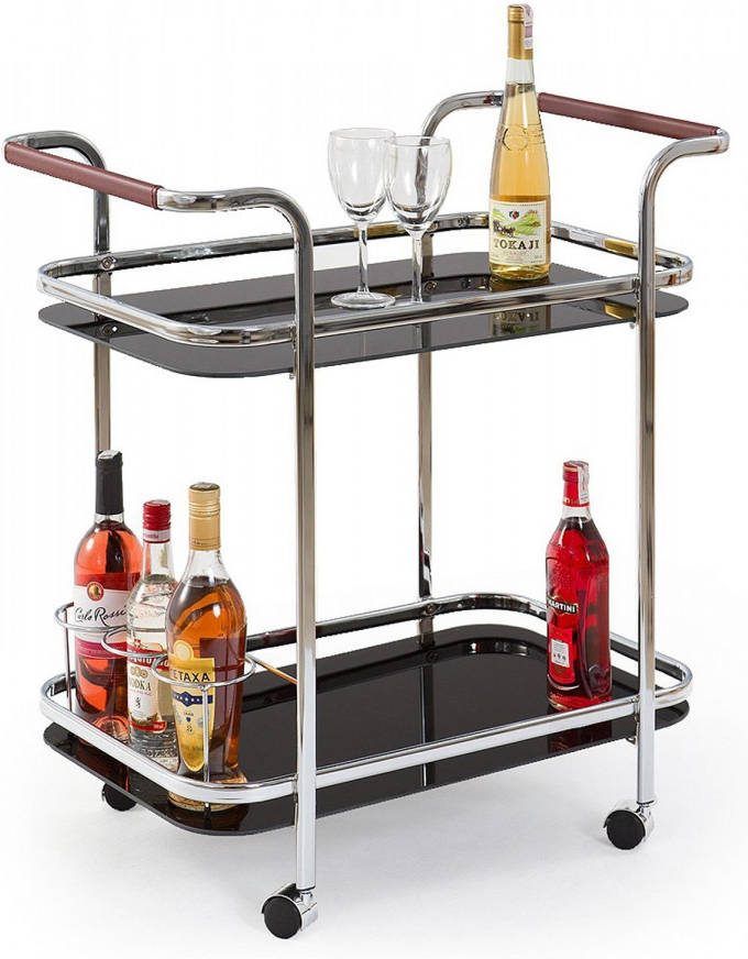 Home Style Keukentrolley Fancy 74 cm hoog in zwart