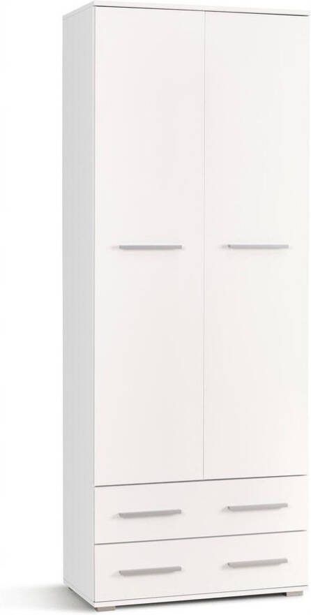 Home Style Kledingkast Lima 77 cm breed in hoogglans wit