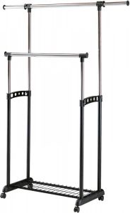 Home Style Kledingrek Tetra 90 tot 142 cm breed in zwart