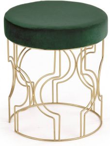 Home Style Poef Ferrero 46 cm hoog in groen